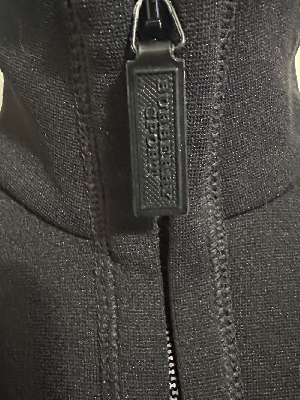 Burberry Sport Black Women's Full-Zip Jacket - Classic Active Layer - Picture 2 of 7